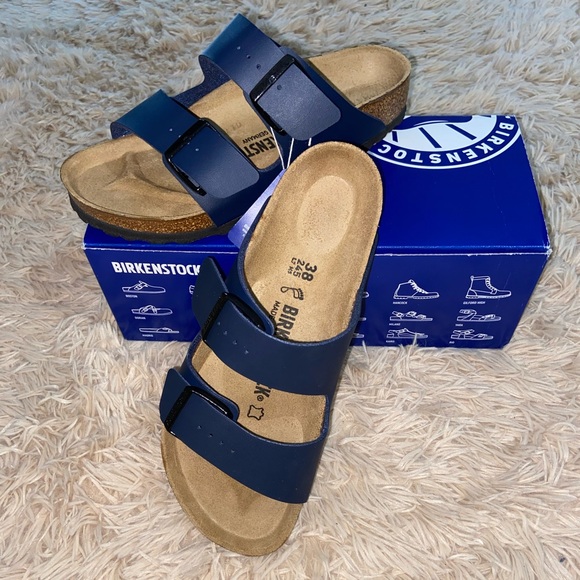 Birkenstock Shoes - Birkenstock Arizona blue 38 NEW